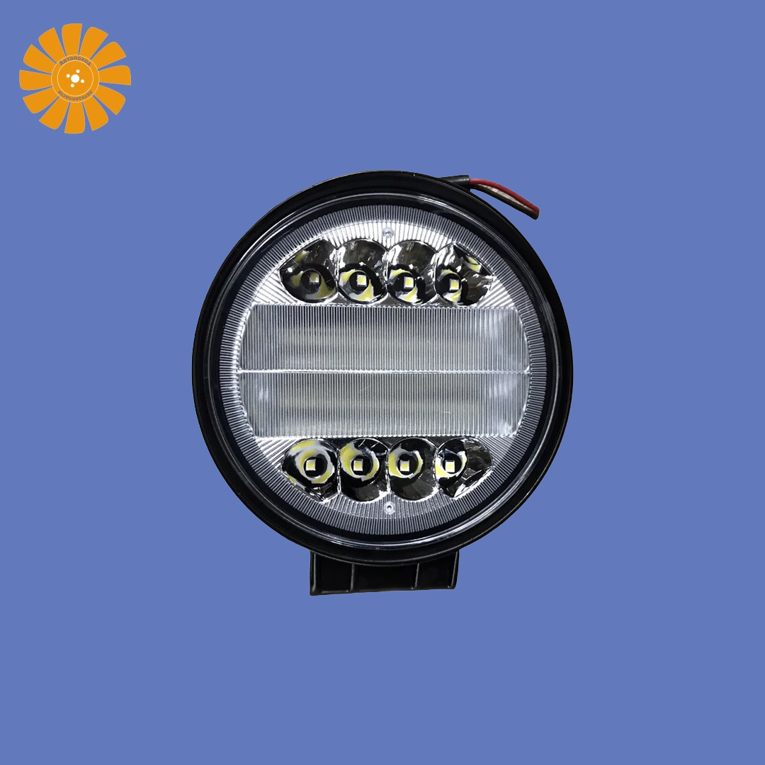 Фара п/т LED, 24LED(3W) -72W, круглая, 4294