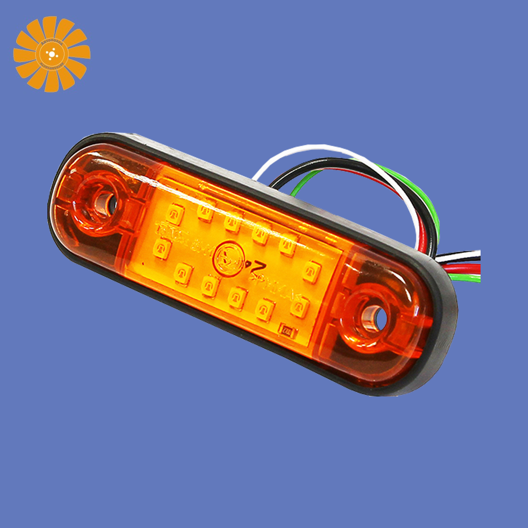 Маяк  светодиодный МИНИ 24V(Стробоскоб,12LED.100х40мм)14187