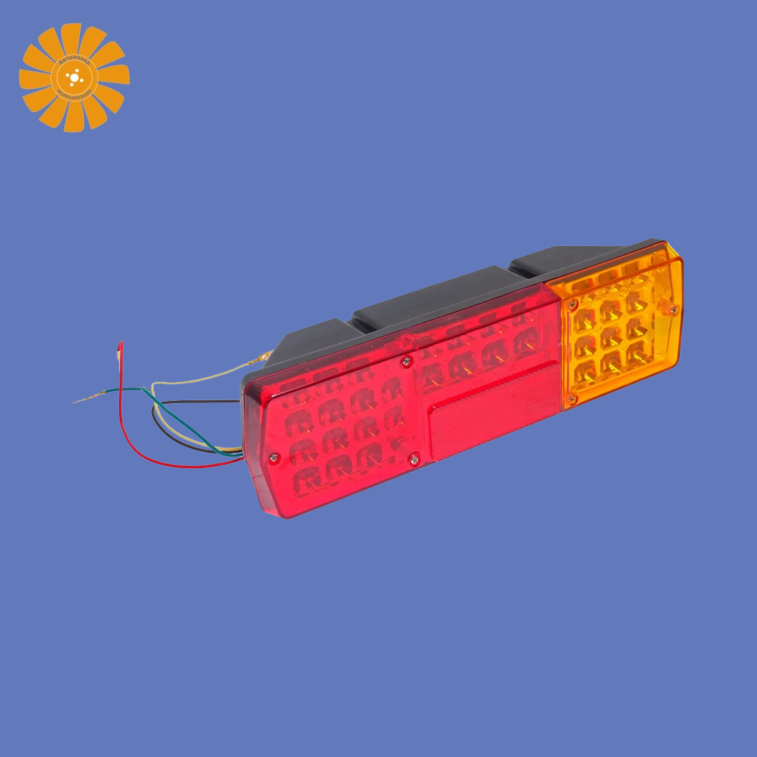 Фонарь задний КамАЗ правый, с кабелем LED, 18393