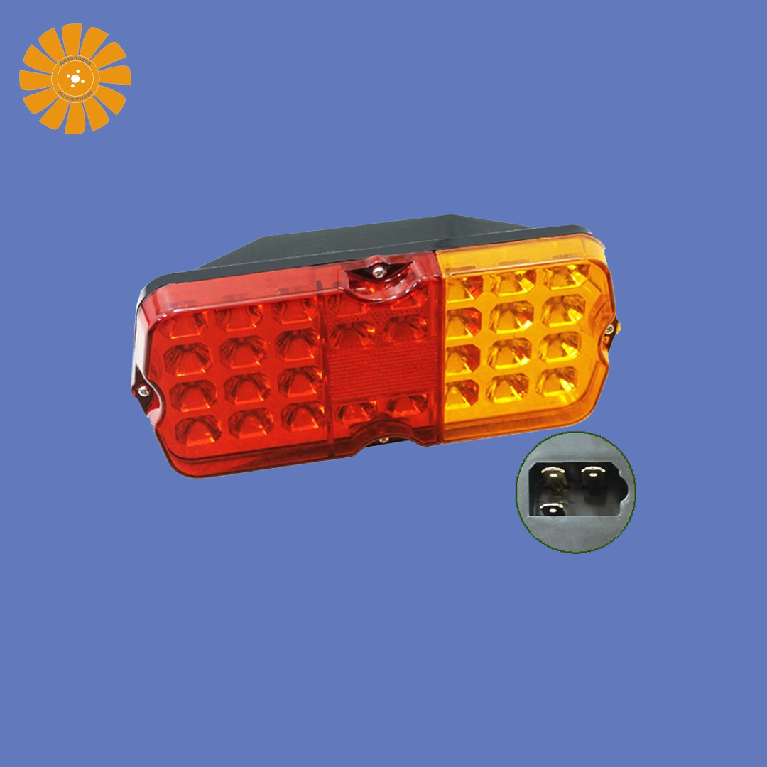 Фонарь задний LED 12V, л/п с разъемом (УАЗ, 230х110х70мм, 32LED, 6,4W)ФП-132,18891,ФП-132